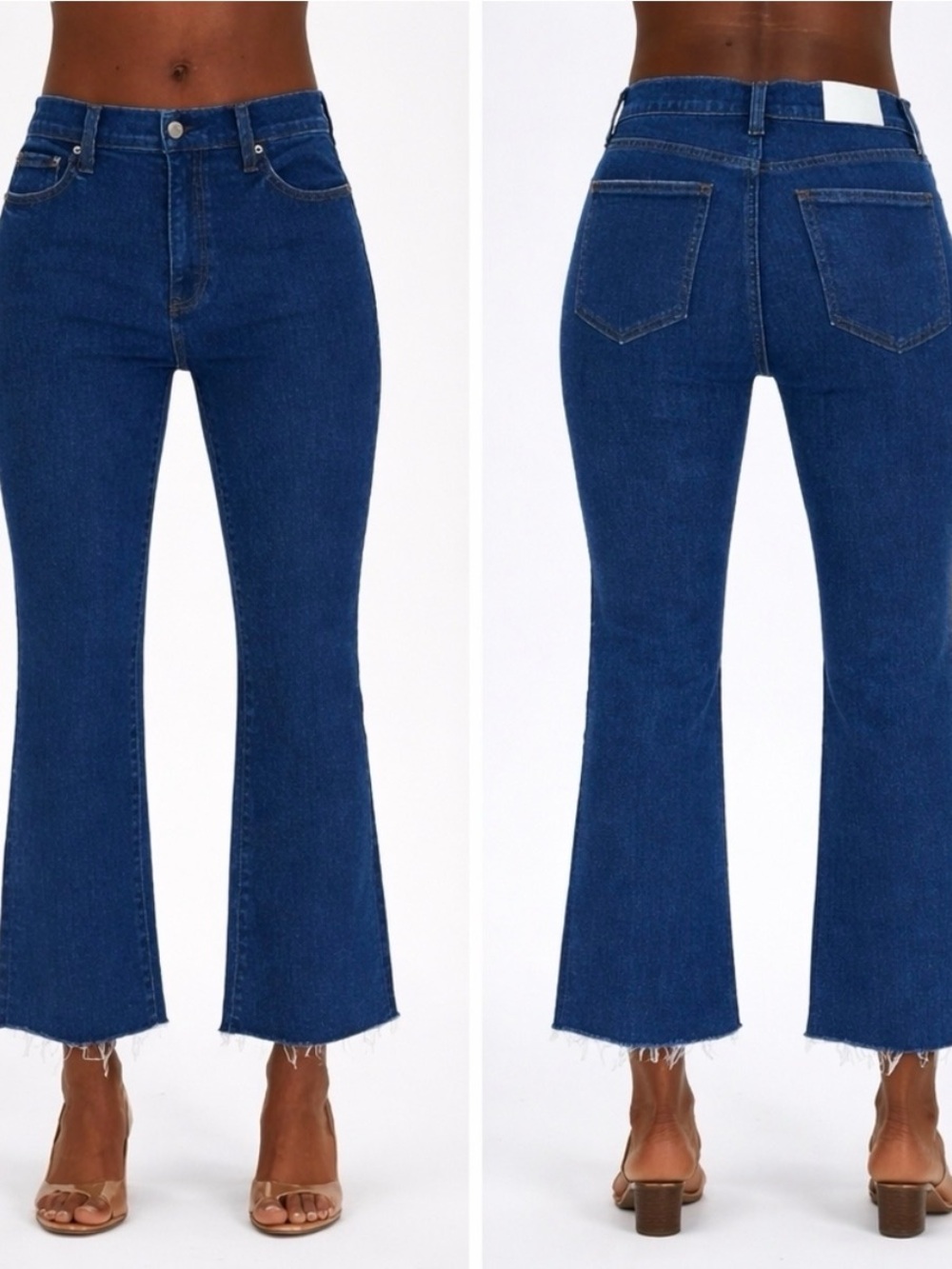 Pistola Lennon high rise cropped flare jeans, size 28